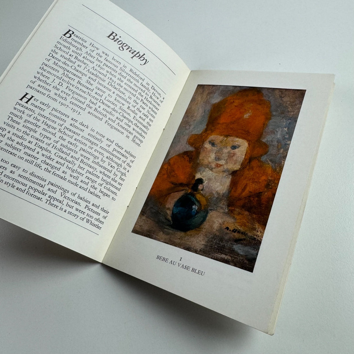 Beatrice How. A Scottish Painter in Paris | The Fine Art Society 1970/80
