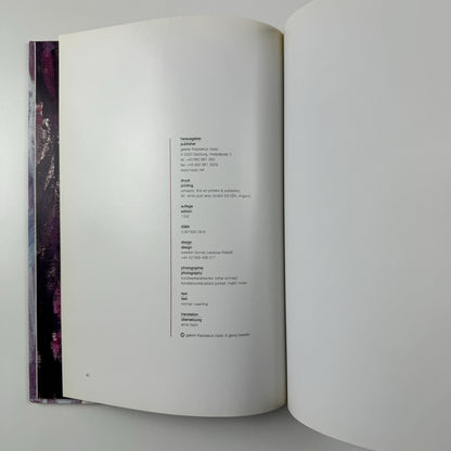 Georg Baselitz | Galerie Thaddaeus Ropac Salzburg exhibition catalogue, 2001