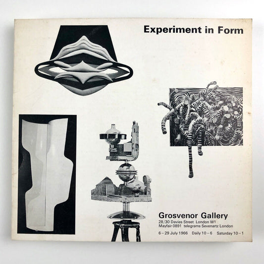 Folding card Experiment in Form Grosvenor Gallery, 1966