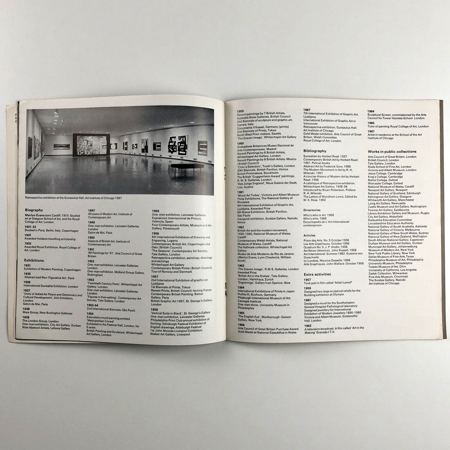 Merlyn Evans – Events and abstractions | Marlborough Fine Art, 1968 | Design by Gordon House