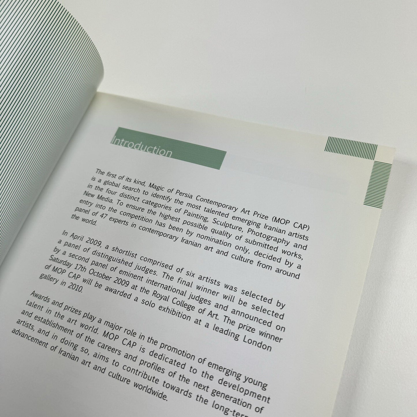 Magic of Persia Contemporary Art Prize, 2009 catalogue