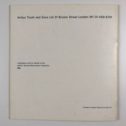 Critic's Choice exhibition catalogue | Michael Shepherd | Arthur Tooth, 1972