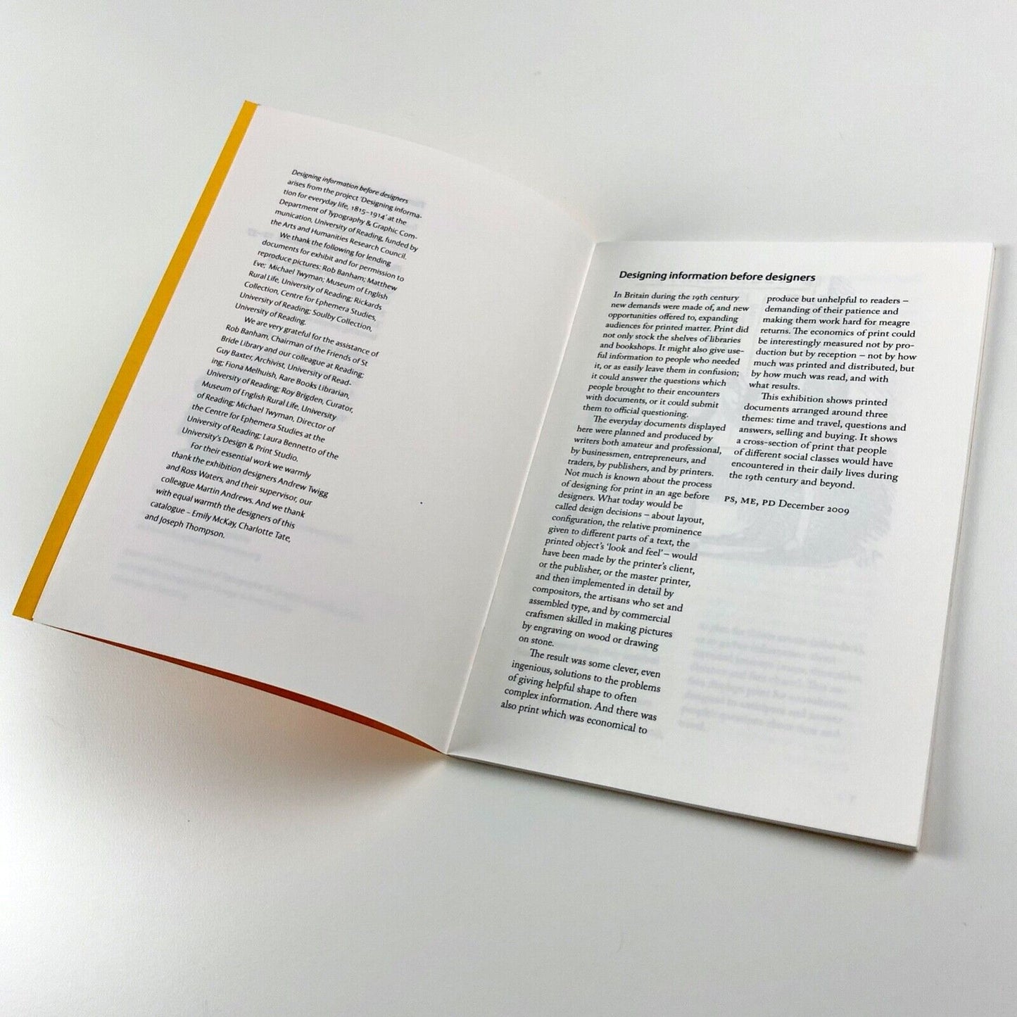 Designing information before designers.  Print for everyday life in the 19th century | Paul Stiff, Paul Dobraszczyk and Mike Esbester | St Bride/Reading University