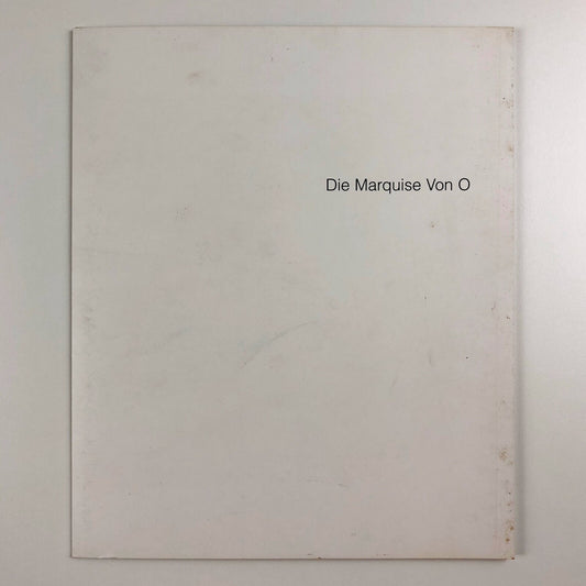 Frank Stella. Die Marquise Von O | Folded card | Bonington Gallery, Norbert Lynton
