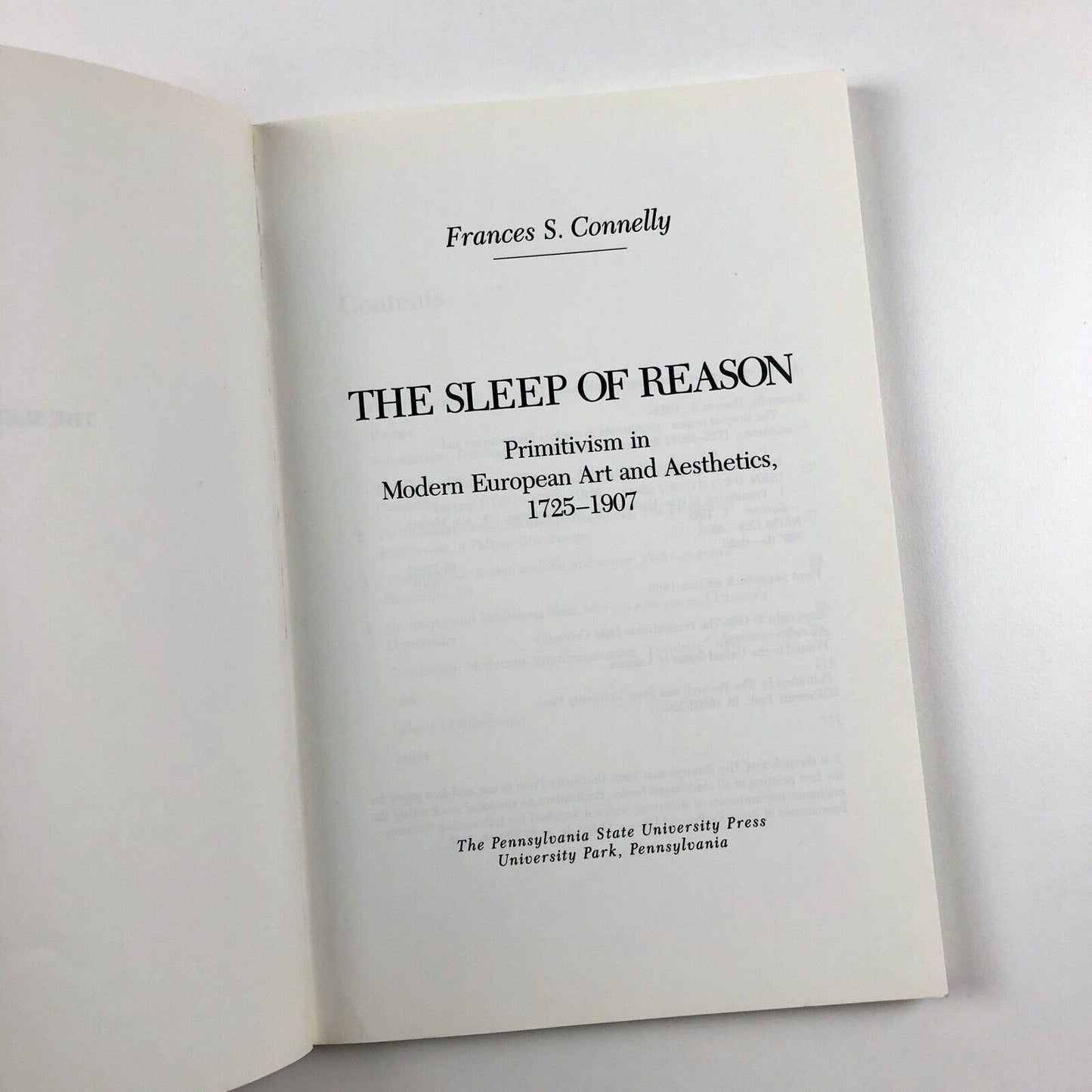 The Sleep of Reason | Frances S. Connelly | Pennsylvania University Press, 1999