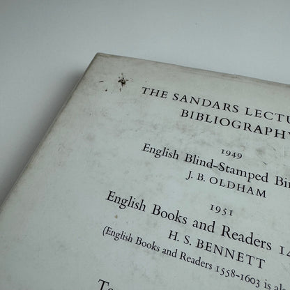 Visible Words by John Sparrow | Cambridge University Press, 1978
