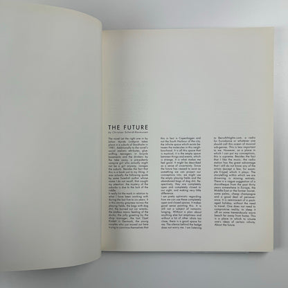 The Future. Christian Schmidt-Rasmussen | Galleri Nicolai Wallner, 2009 catalogue