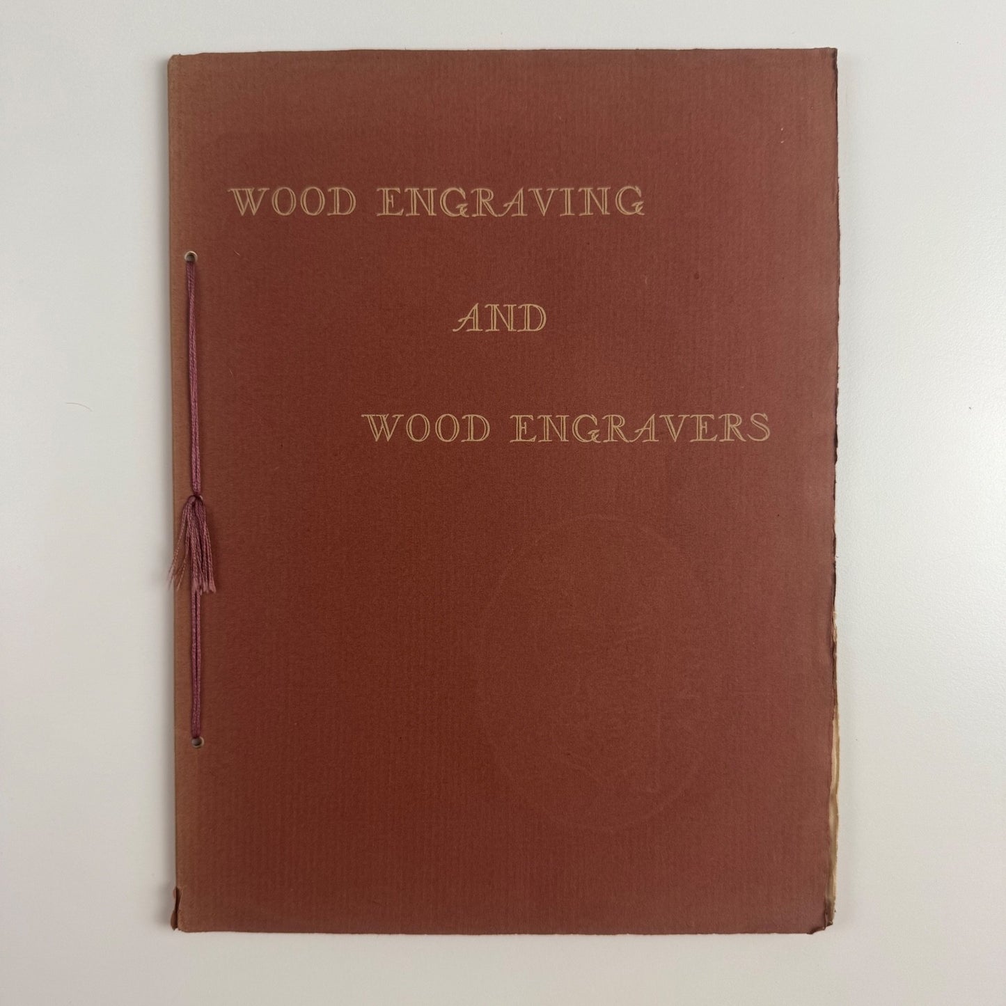 Wood engraving wood engravers Hiram Campbell Merrill | Society of Printers Boston limited edition, previously owned by Simon Brett
