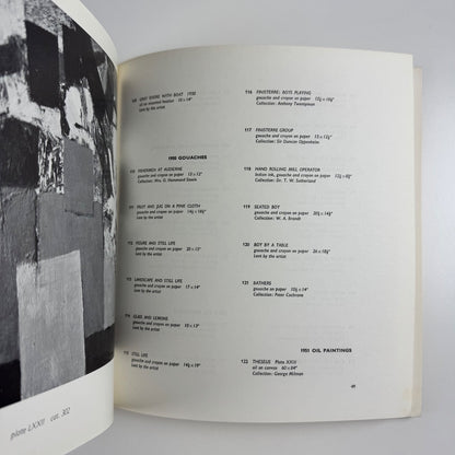 Keith Vaughan | Whitechapel Art Gallery, 1962 intro Bryan Robertson