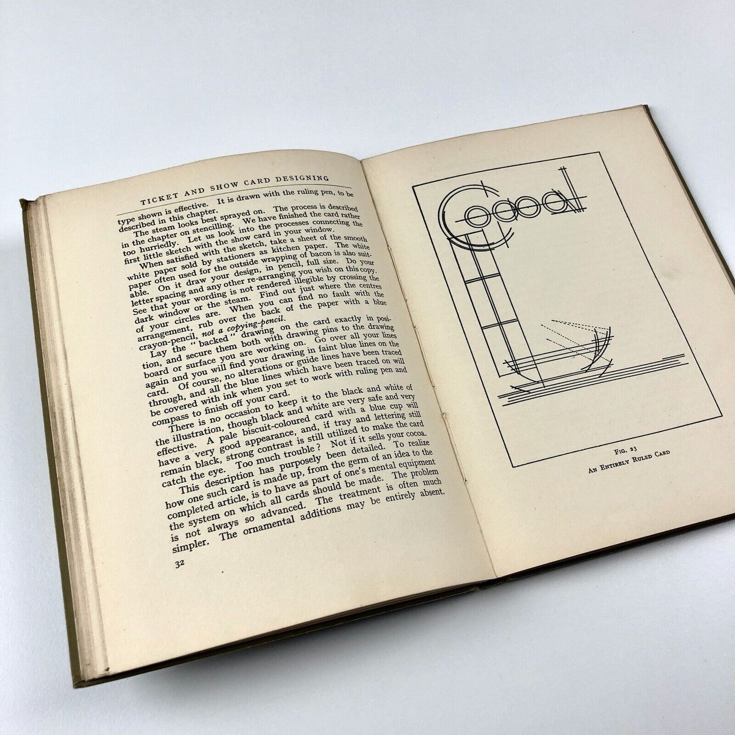 Ticket and Showcard Designing by F. Arthur Pearson | Sir Isaac Pitman & Sons 1932