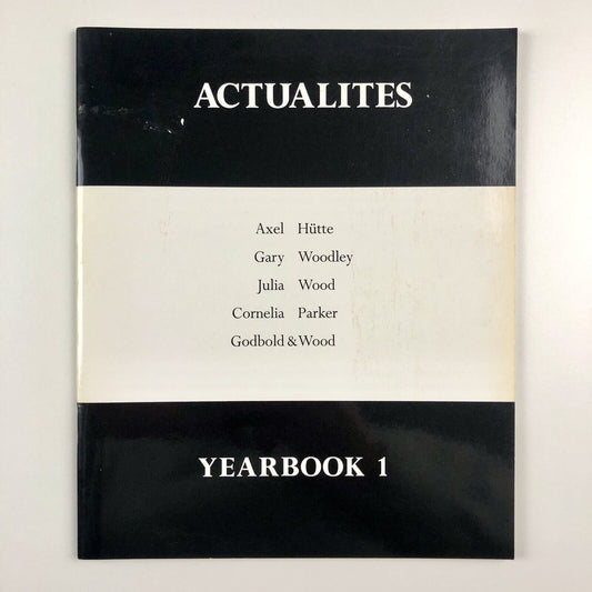 Actualites Yearbook 1 | Axel Hütte, Cornelia Parker et al 1988