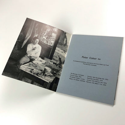 Peter Coker – Mappin Art Gallery, Sheffield Feb-March 1973 | Exhibition catalogue