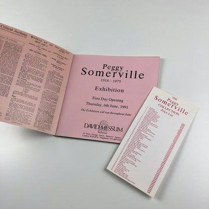 Peggy Somerville, 1918-1975 | David Messum Fine Art exhibition catalogue, 1991