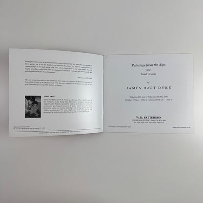 Paintings from the Alps and Saudi Arabia by James Hart Dyke | W.H. Patterson, 2001