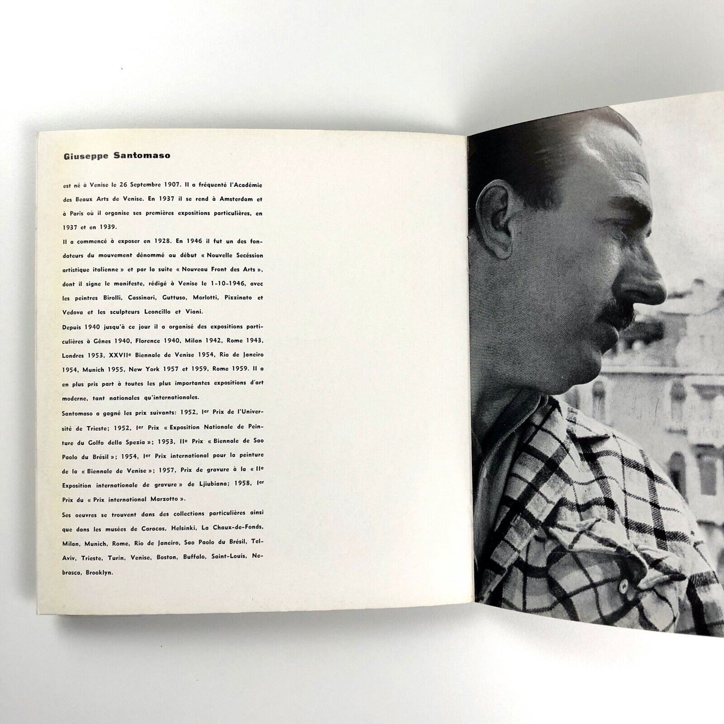 [Giuseppe] Santomaso | Stedelijk Museum & Palais des Beaux Arts, 1960