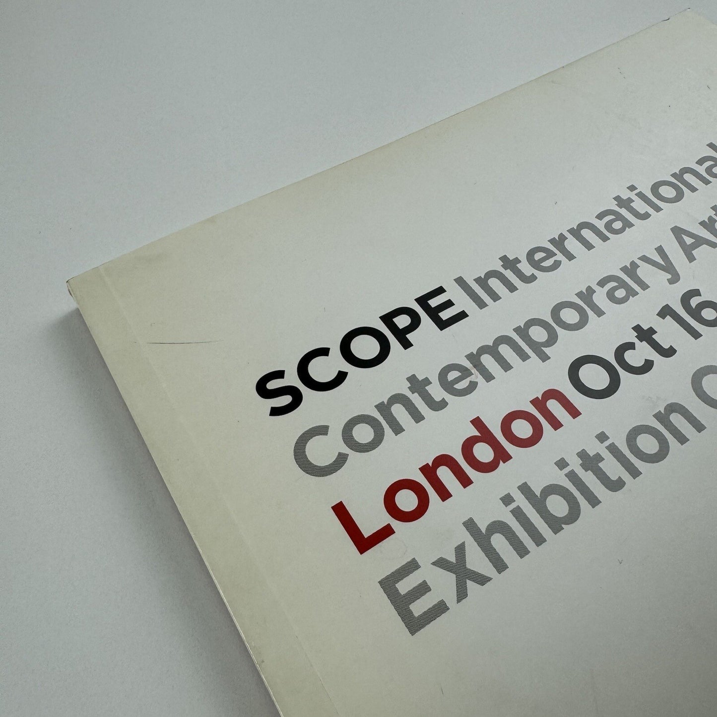 SCOPE – International Contemporary Art Fair | London 16-19 October 2008 | Catalogue