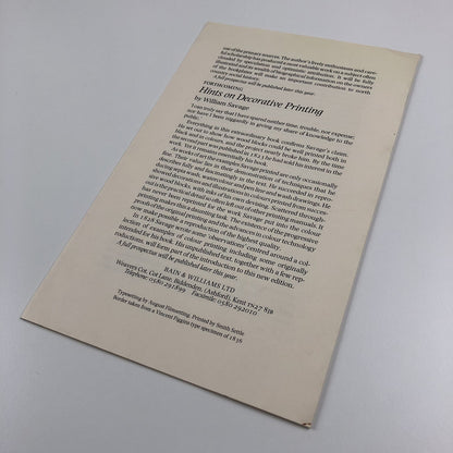 Promotional leaflet – Bain & Williams publications 1993 | Eric Gill, John Dreyfus