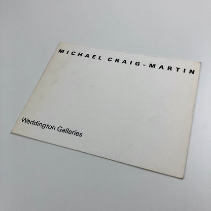 Michael Craig-Martin – Constructions and wall drawings | Waddington Galleries exhibition card, 1982