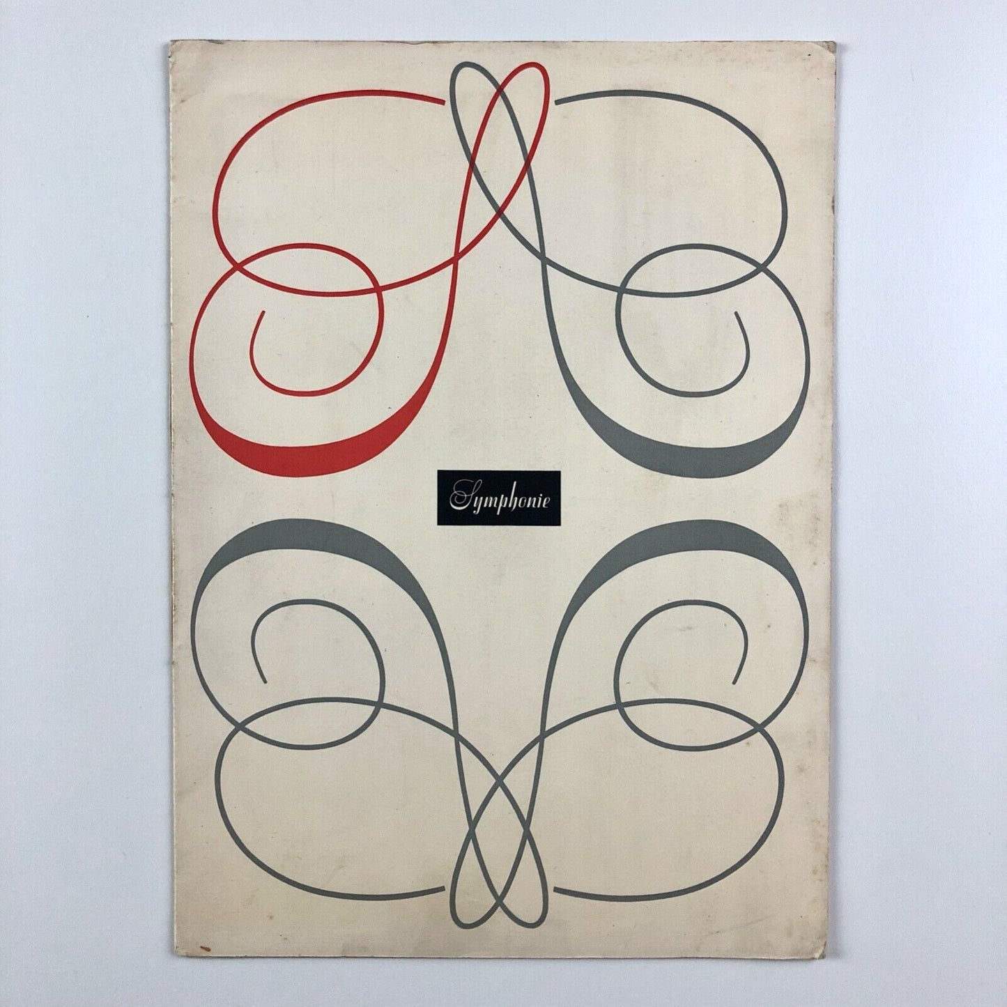 Symphonie type specimen booklet | Bauersche Giesserei | designer Imre Reiner, undated