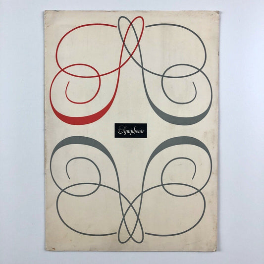 Symphonie type specimen booklet | Bauersche Giesserei | designer Imre Reiner, undated