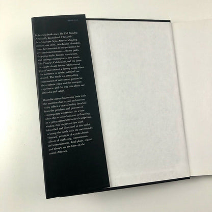The Unreal America: Architecture and Illusion by Ada Louise Huxtable | The New Press, New York,  1997