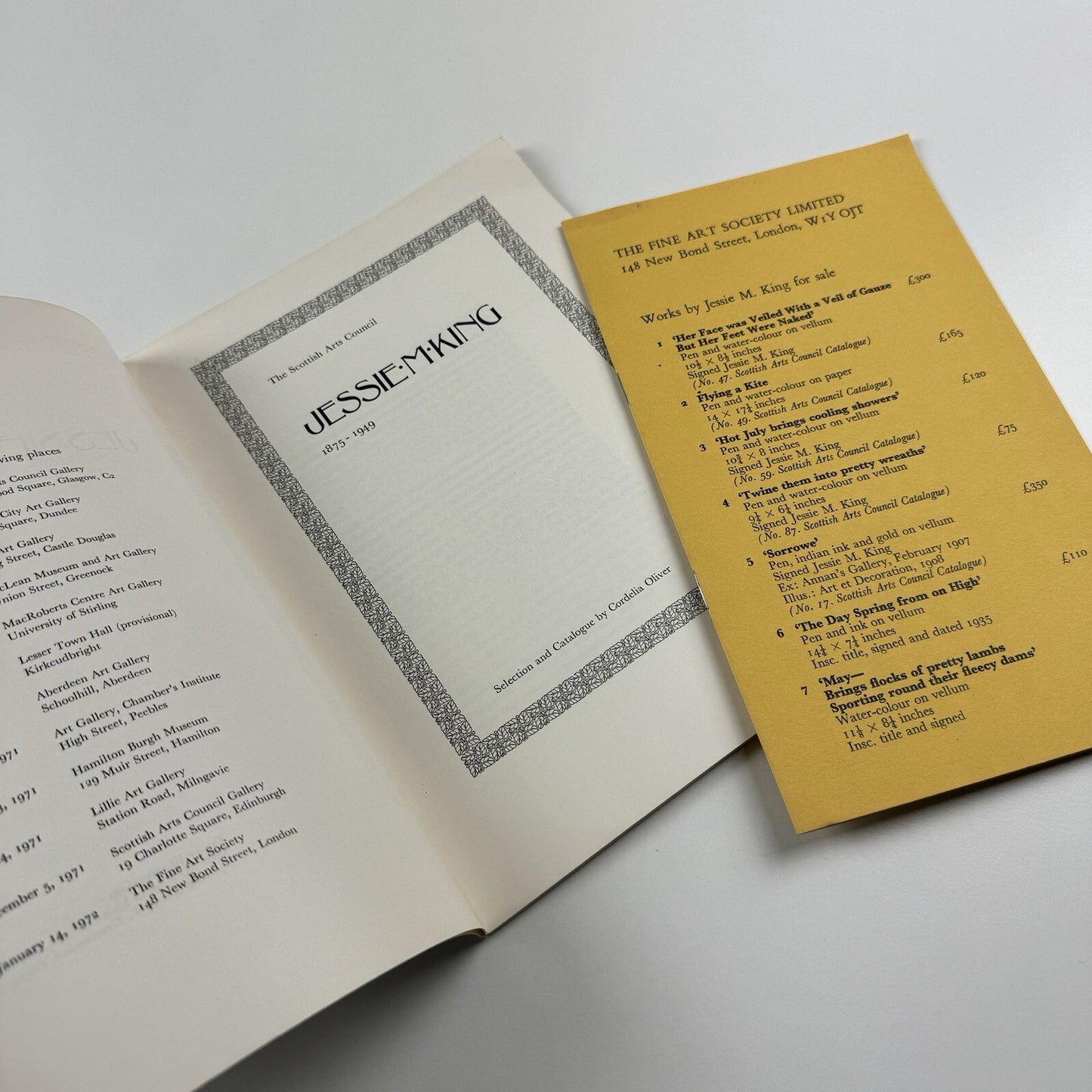 Jessie M. King | The Scottish Arts Council / Fine Art Society catalogue, 1971