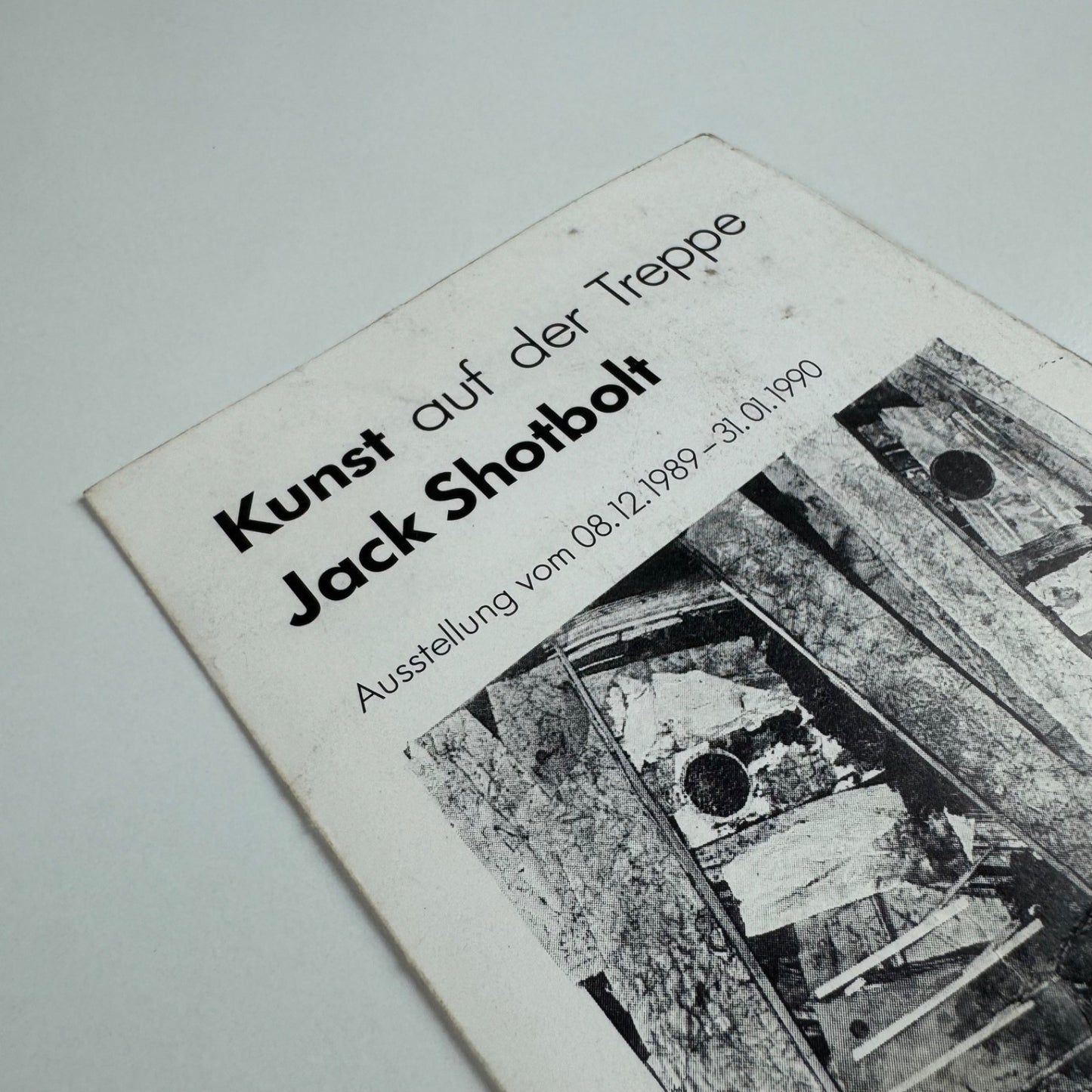 Leaflet for Kunst auf der Treppe Jack Shotbolt | Landeshauptstadt Stuttgart 1989/90