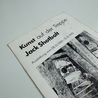 Leaflet for Kunst auf der Treppe Jack Shotbolt | Landeshauptstadt Stuttgart 1989/90