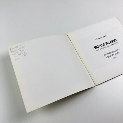 John Hilliard. Borderland – England/Scotland, USA/Canada | Orchard Gallery, Londonderry | 1981 catalogue