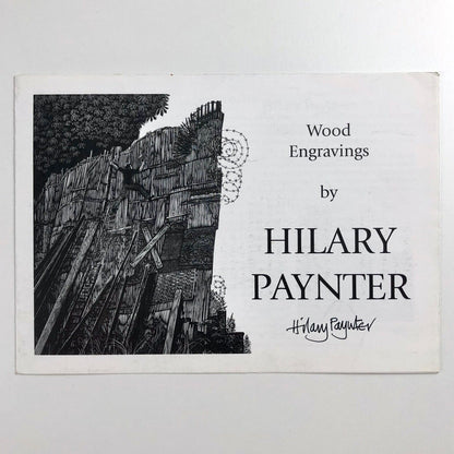 Leaflet for Wood Engravings by Hilary Paynter | 20th Century Gallery, 2004