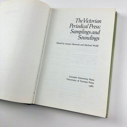 The Victorian Periodical Press: Samplings and Soundings | Shattock & Wolff, 1982