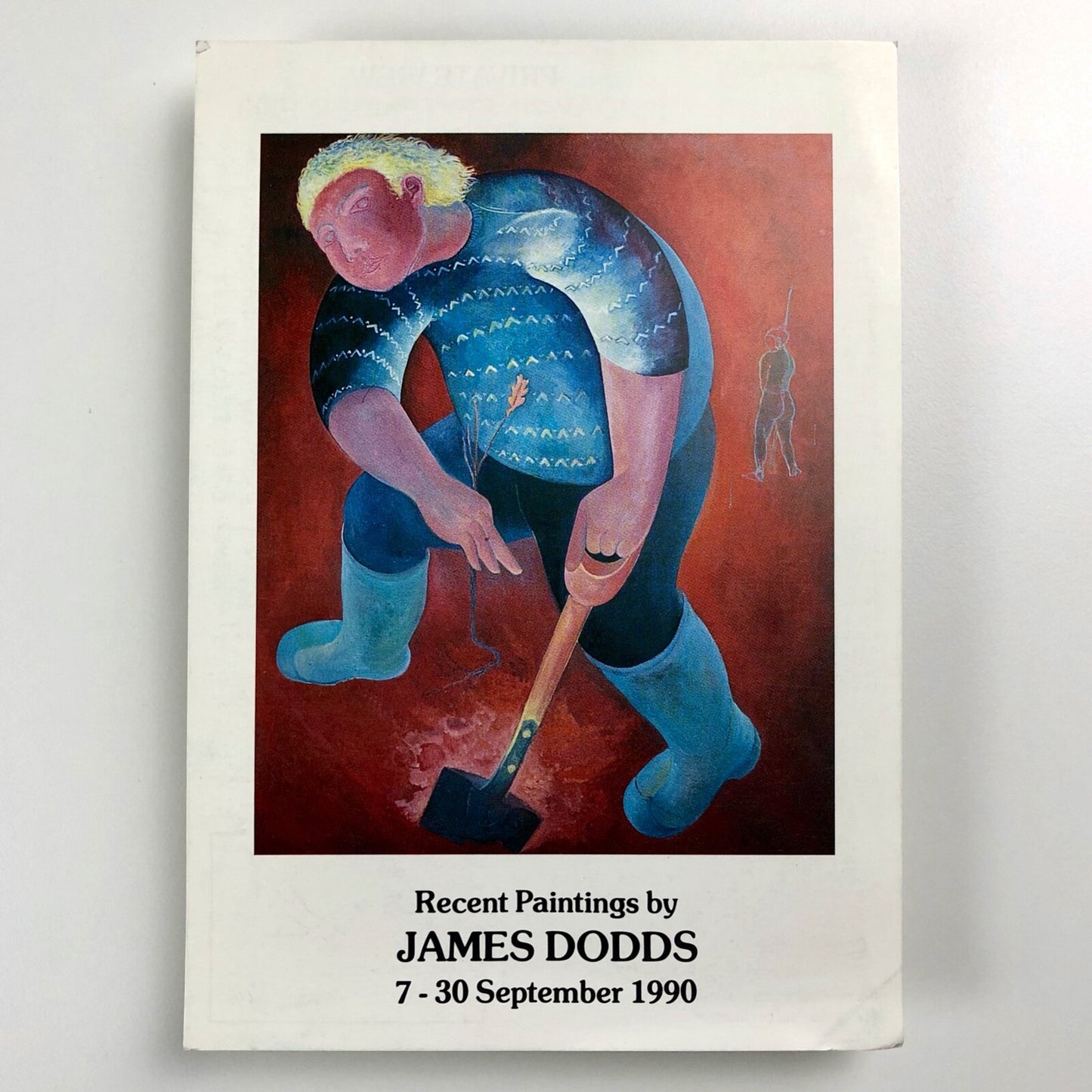 Recent Paintings by James Dodds Chappel Galleries | Private view invitation 1990