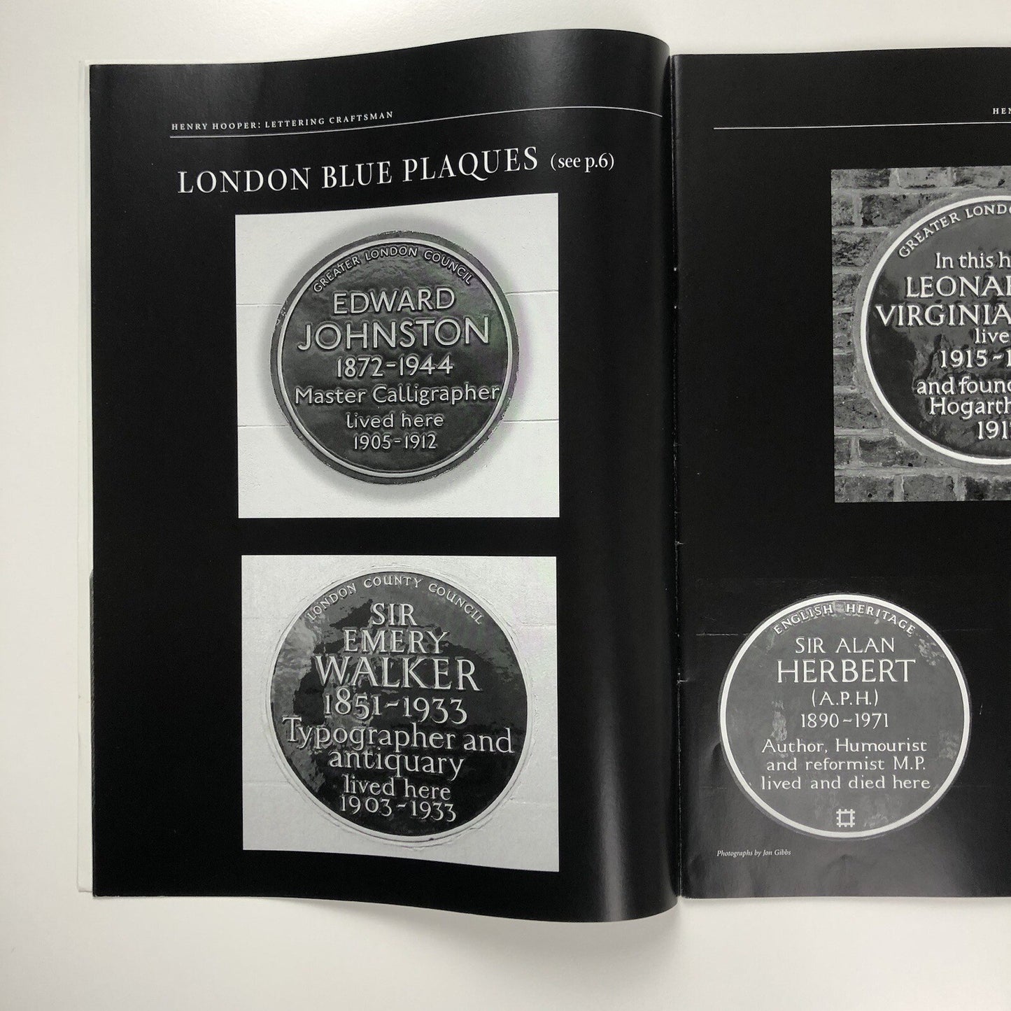 EJF Journal - Edward Johnston No 10 Oct 2005 | The Carving Cribbs, Henry Hooper