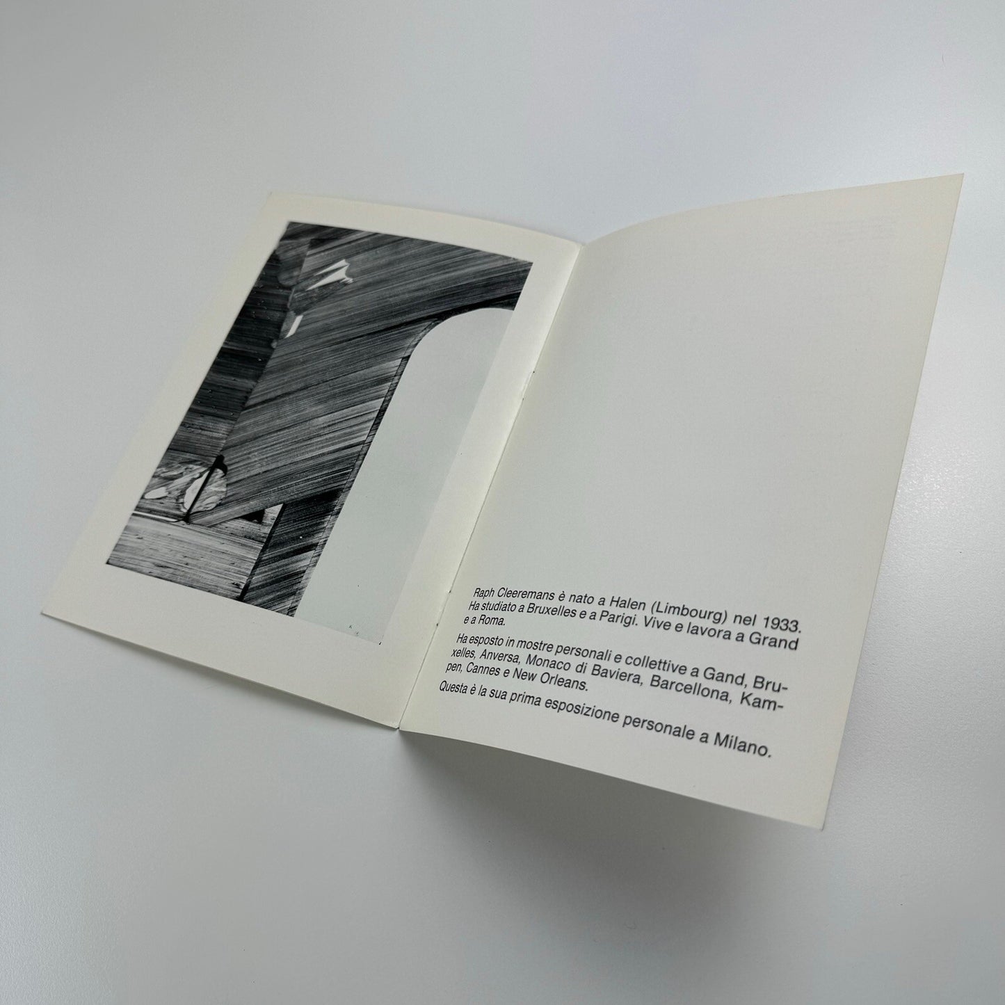 Disegni di Raph Cleeremans | Galleria del Naviglio, Milan January 1981 | Exhibition leaflet