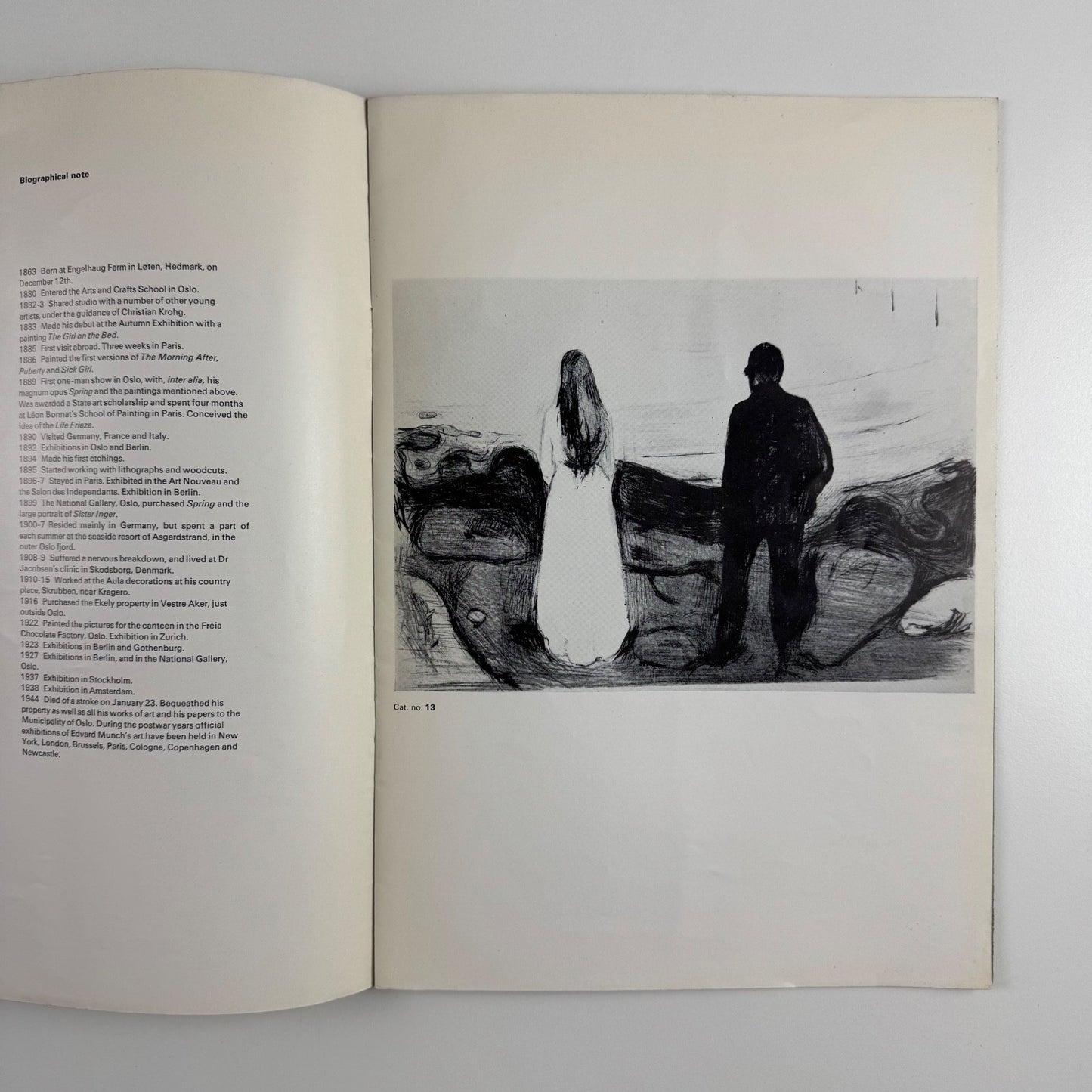 The graphic work of Edvard Munch | Arts Council, 1964