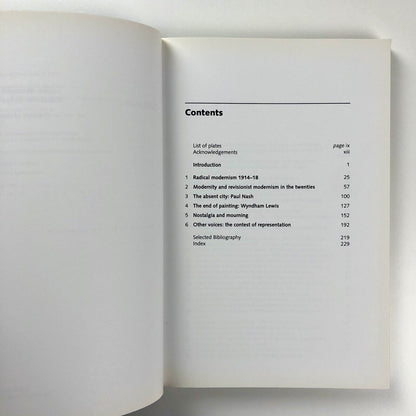 The Modernity of English Art – David Peters Corbett | Manchester University 1997