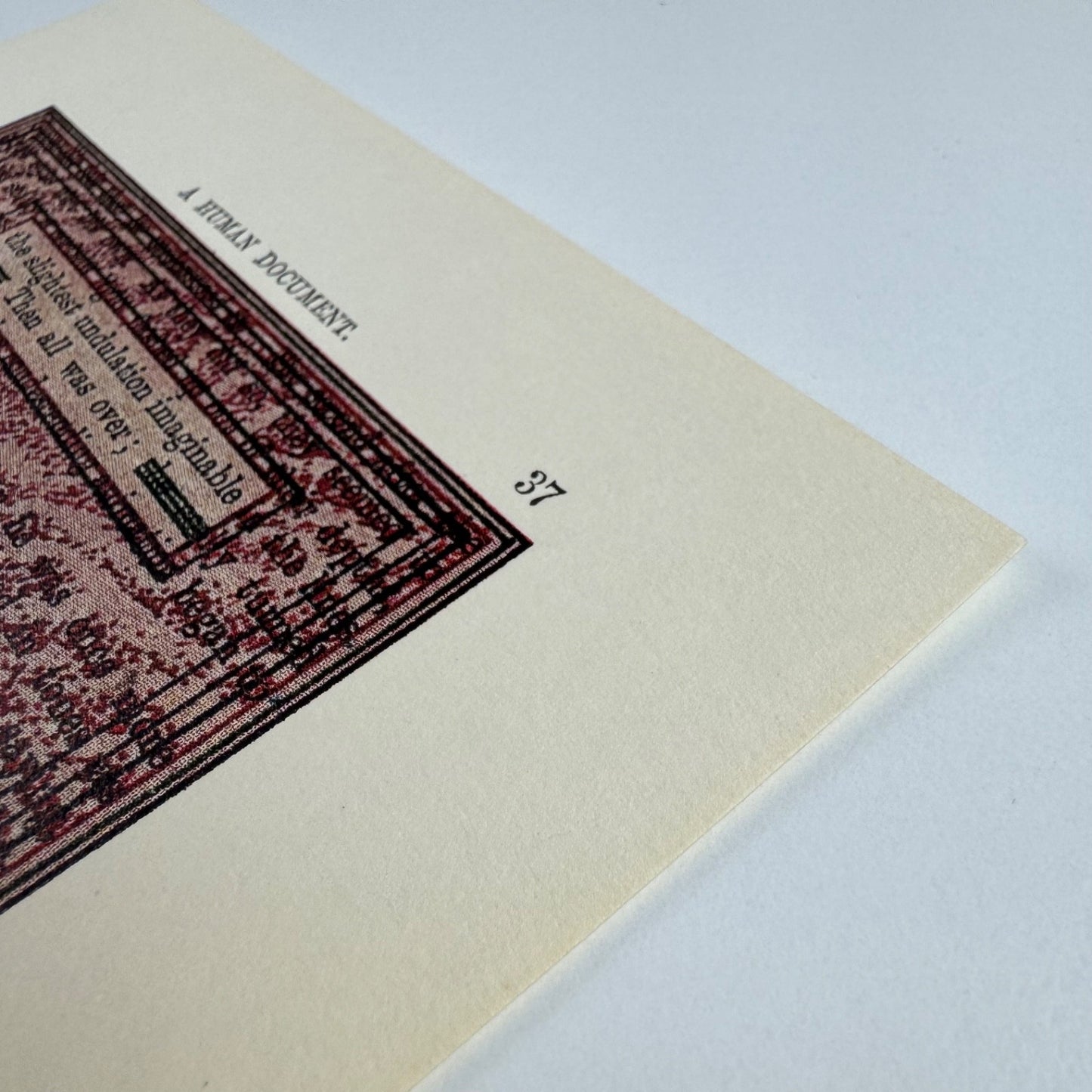 A Humument page 37 'the slightest undulation' by Tom Phillips | The Tetrad Press, 1970