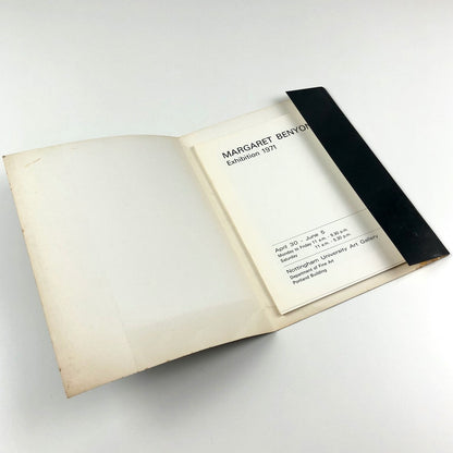 Margaret Benyon Exhibition 1971 | Nottingham University Art Gallery folder and inserts