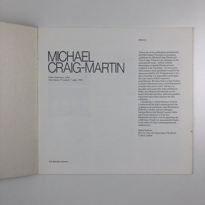 Michael Craig-Martin | British Council Fifth Triennial India, New Delhi 1982