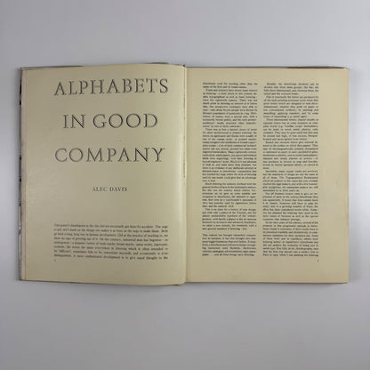 Alphabet 1964. International Annual of Letterforms ed R.S. Hutchings | James Moran, 1964