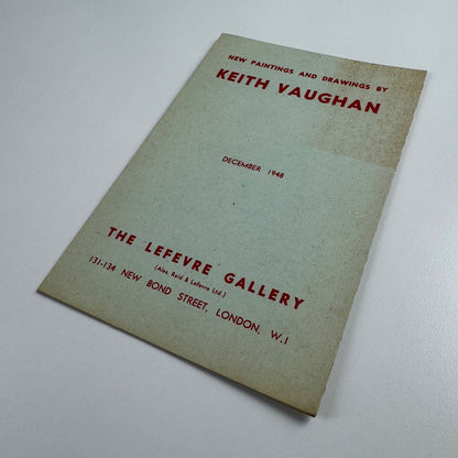 New Paintings and drawings by Keith Vaughan | Lefevre Gallery December 1948