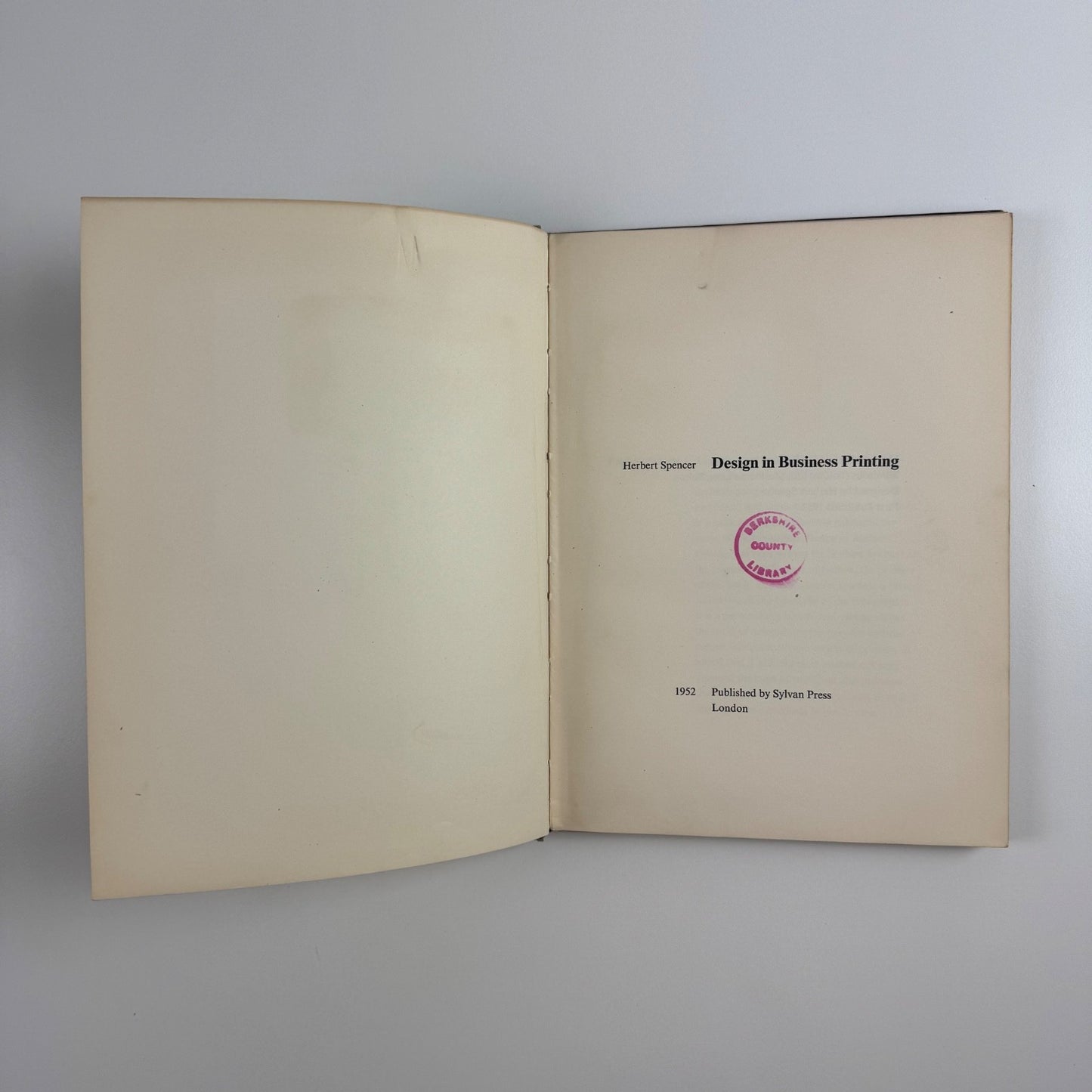 Design in Business Printing by Herbert Spencer | Sylvan Press, London, 1952