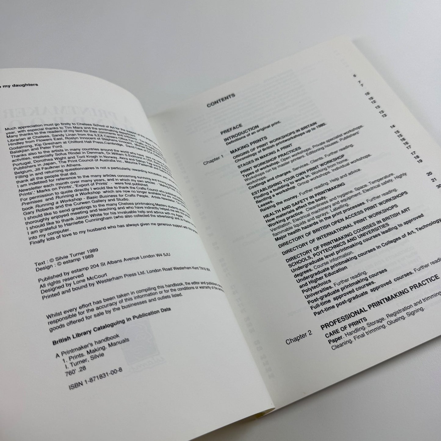 A Printmaker’s Handbook edited by Silvie Turner | Estamp, 1989