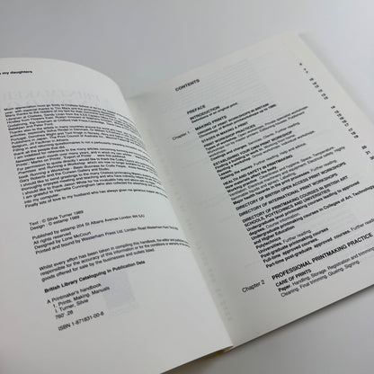 A Printmaker’s Handbook edited by Silvie Turner | Estamp, 1989