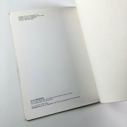 Chema Cobo. 4 Portfolios | AC & T Corporation, Tokyo March 1990