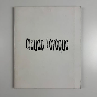 Claude Leveque. My Way | Musée d’Art Moderne de la Ville de Paris 1996