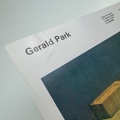 Private view invite – Gerald Park | New Art Centre, London 1973