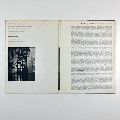 Nicolas Schöffer | Institute of Contemporary Arts ICA | Galerie Denise René, 1960