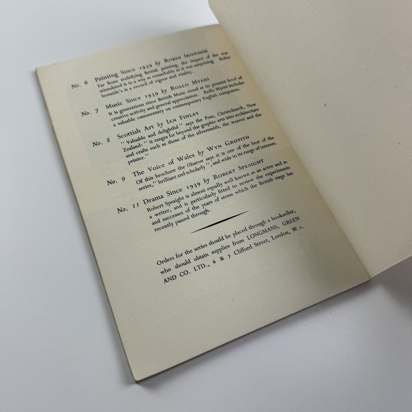 Architecture in England Since Wren by John Summerson | British Council 1948
