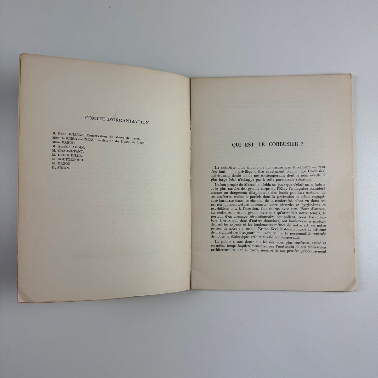 Le Corbusier. Festival de Lyon-Charbonnières | Musée de Lyon, 1956